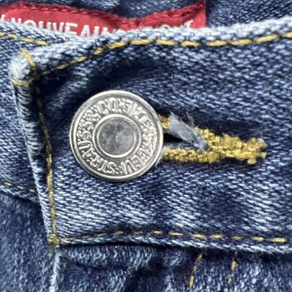 Levi's Nouveau Boot Cut Stretch Jeans 515 Denim Women 14 MIS Blue High Rise Mom - Picture 2 of 7